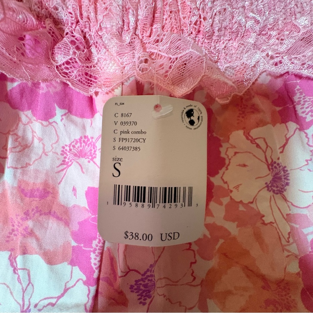 Free People Intimates. NWT Sz Small Pink. - Picture 4 of 4